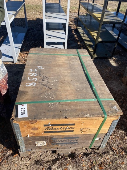 Crate of nuts, bolts, misc hardware