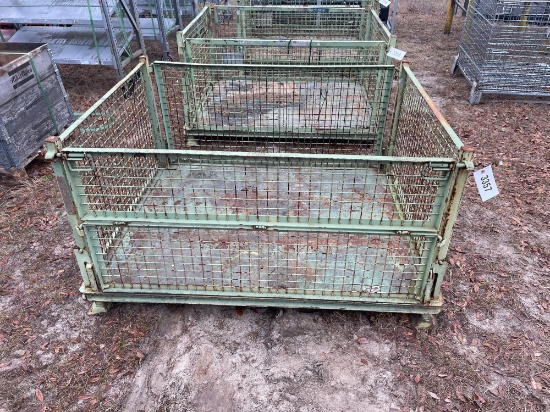 Stackable Metal Starage Bin 4 x 5
