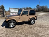 2000 JEEP TJ SAHARA EDITION... 4 WD/5 SPEED TRANS HARD TOP/SOFT TOP/BIKINI TOP 120858 MILES 2 OWNER.