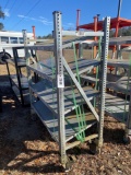Metal Shelving w/ wheels
