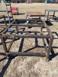 Shop Table Frame W/Wheels