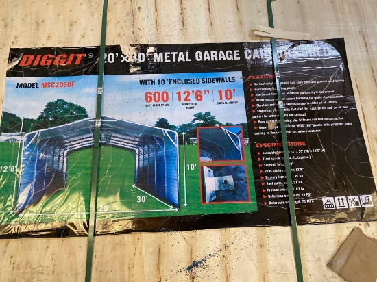 METAL GARAGE CARPORT SHED