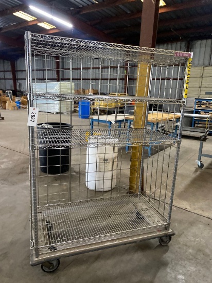 ROLLING METAL OPEN SHELVING