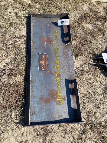 SKID STEER UNIVERSAL ADAPTER PLATE UAP-16-45W