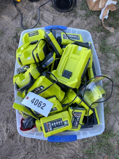 RYOBI BATTERY CHARGERS