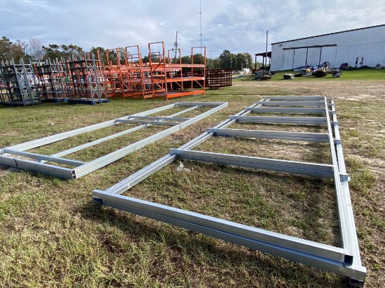 GALVANIZED STEEL GARAGE FRAME