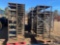 2 PALLETS W/ 4 SHELVING UNITS USED FOR PARTS METAL & HEAVY DUTY...