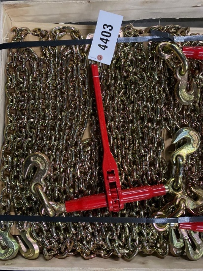 RATCHET BINDER AND G70 CHAINS