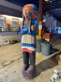 CIGAR INDIAN STATUE