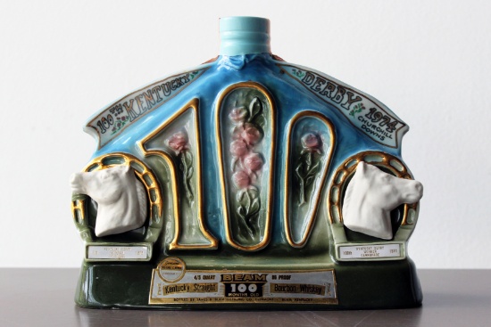 Jim Beam Kentucky Derby 100th Anniversary Decanter