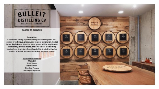 Bulleit VIP Tasting Experience