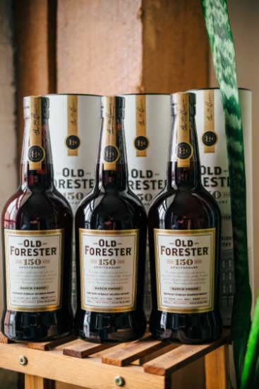 Old Forester 150th Anniversary Complete Set (Three Bottles)