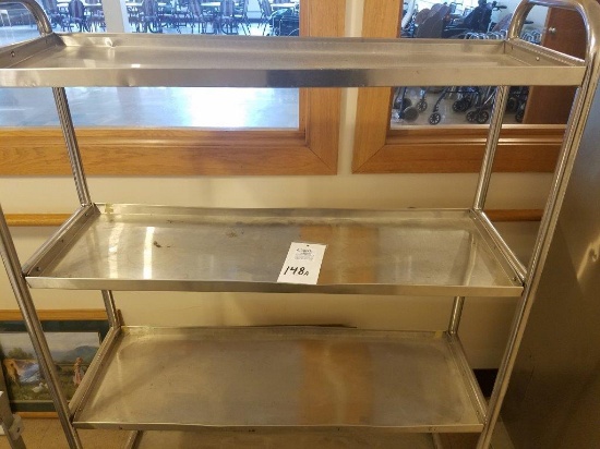 Stainless 4 Tiered Cart