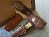 Tooled Holster Rig Made by Joe Conon Las Vegas /Joe was an Engraver for Win