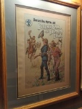 Framed Copy of Buffalo Bill Poster