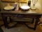 Antique Accent Table w/marble top