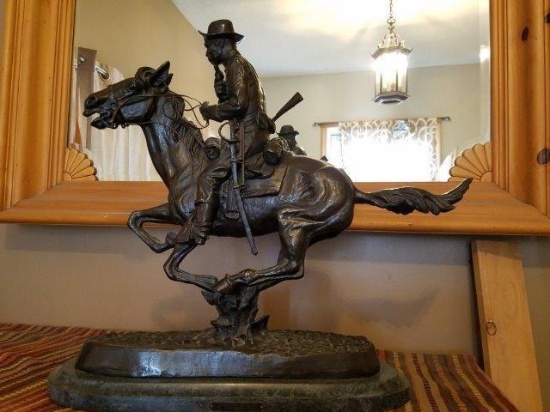 Western Bronze "Trooper of the Plains"