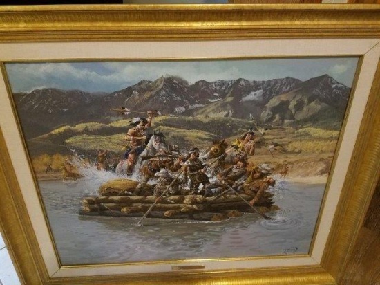 Original Painting "Raft of Trouble"