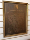 Vintage Framed Depiction of “Lincolns Failures”