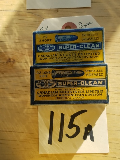 Canadian Industries Limited Super Clean .22