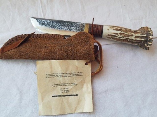 John Murray Wyoming Handcrafted Bone-handled Hunting Knife