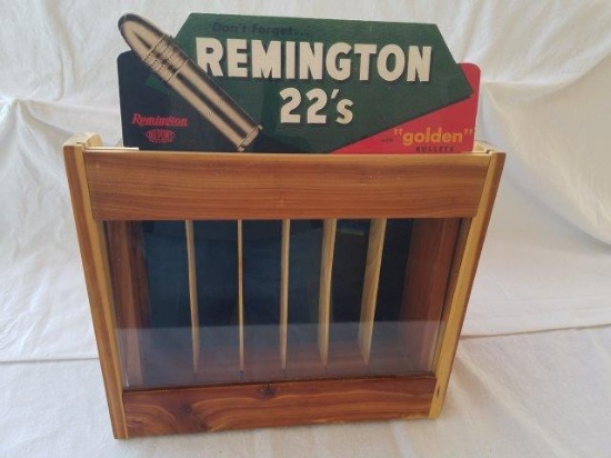 Vintage Remington 22 “Golden Bullet” Store Ammo Display