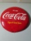 Vintage 16in Metal Coca Cola Button Sign