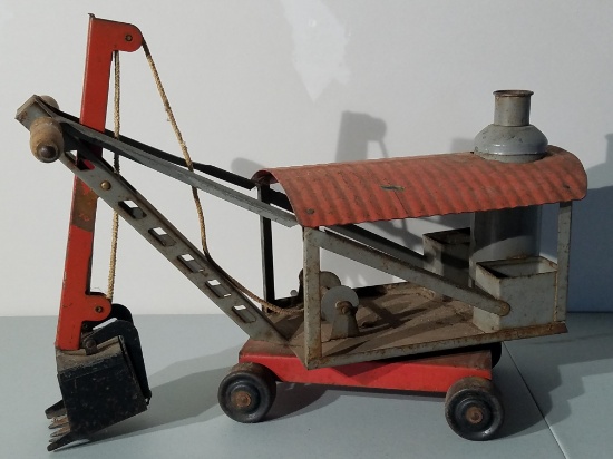 Vintage Early Metal Steam Shovel