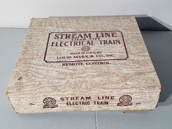 Metal Stream Line Steam Type Louis Marx & Co Train Set