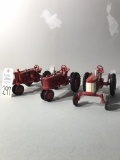 (3) Ertl Farmall Tractors