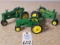 Ertl 1/16 Scale John Deere Styled and Unstyled B Tractors and JD Model H Tractor
