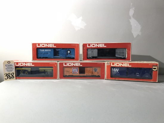 5 Pc. Vintage Lionel Boxcars