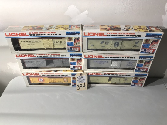6 pc. Lionel Rolling Stock Reefers