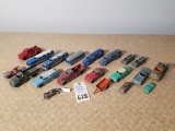 Several Tootsie Toy/Metal Master/Hubley Buses, Trucks, Auto’s