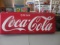 Classic Red Plastice Coca-Cola Sign