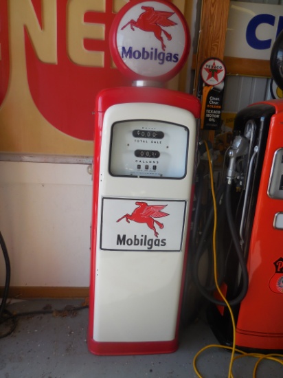 LARGE GAS PUMPS AND GAS AND OIL SIGNS/TOYS