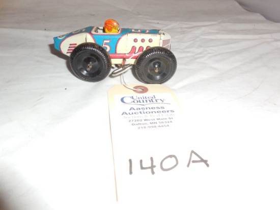 Vintage Tin Wind Up Marx Race Car