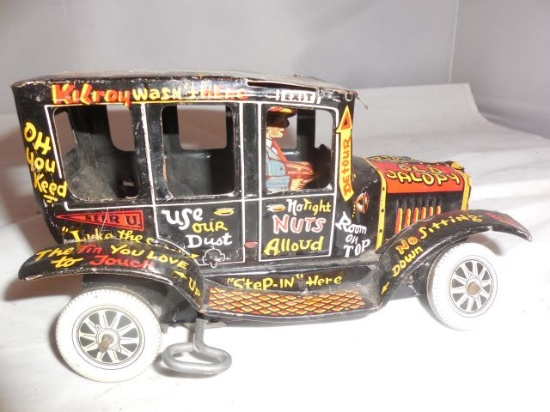 Vintage Marx “Old Jalopy” Tin Wind Up Car