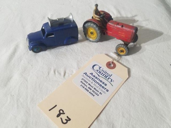 Dinky Tractor & Ambulance