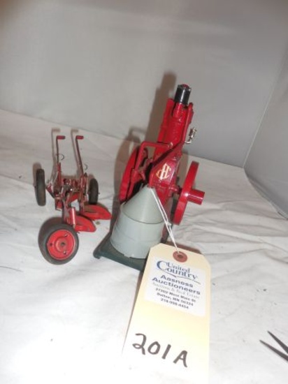 IH Stationary Engine & Plow