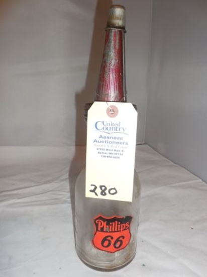 Vintage Phillips 66 Oil bottle