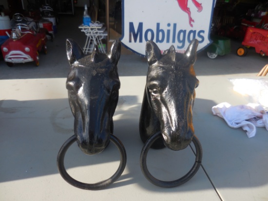 Cast Iron Horses for hitching post