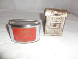 Cast Iron Farmers State Bank Of Underwood,MN  & US Post Office Coin Banks