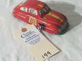 Marx Tin Wind Up Fire Chief Car- 6” long
