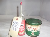 (2) Vintage Texaco Products-Lube & Grease