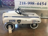 NYPD Police Pedal Car- White