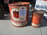Classic Phillips 66 lubirican cans