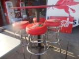 Coca-Cola Table & 4 Stools