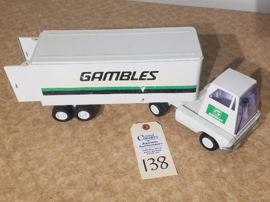 Mini Tonka Gambles semi truck