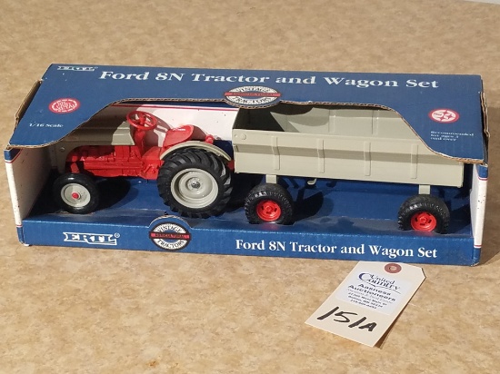 Ertl Ford 8N tractor and wagon